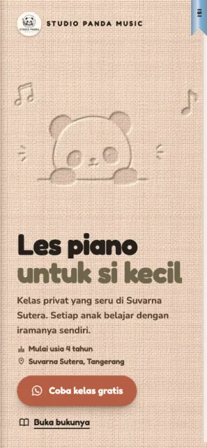 Tampilan HP Buku Learning Progress