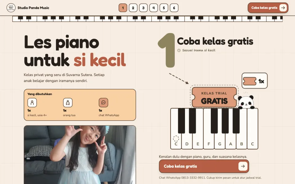 Tampilan desktop Langkah demi Langkah