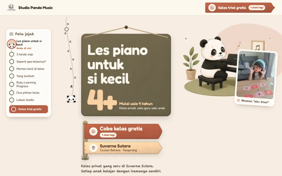 Tampilan desktop Jejak Panda